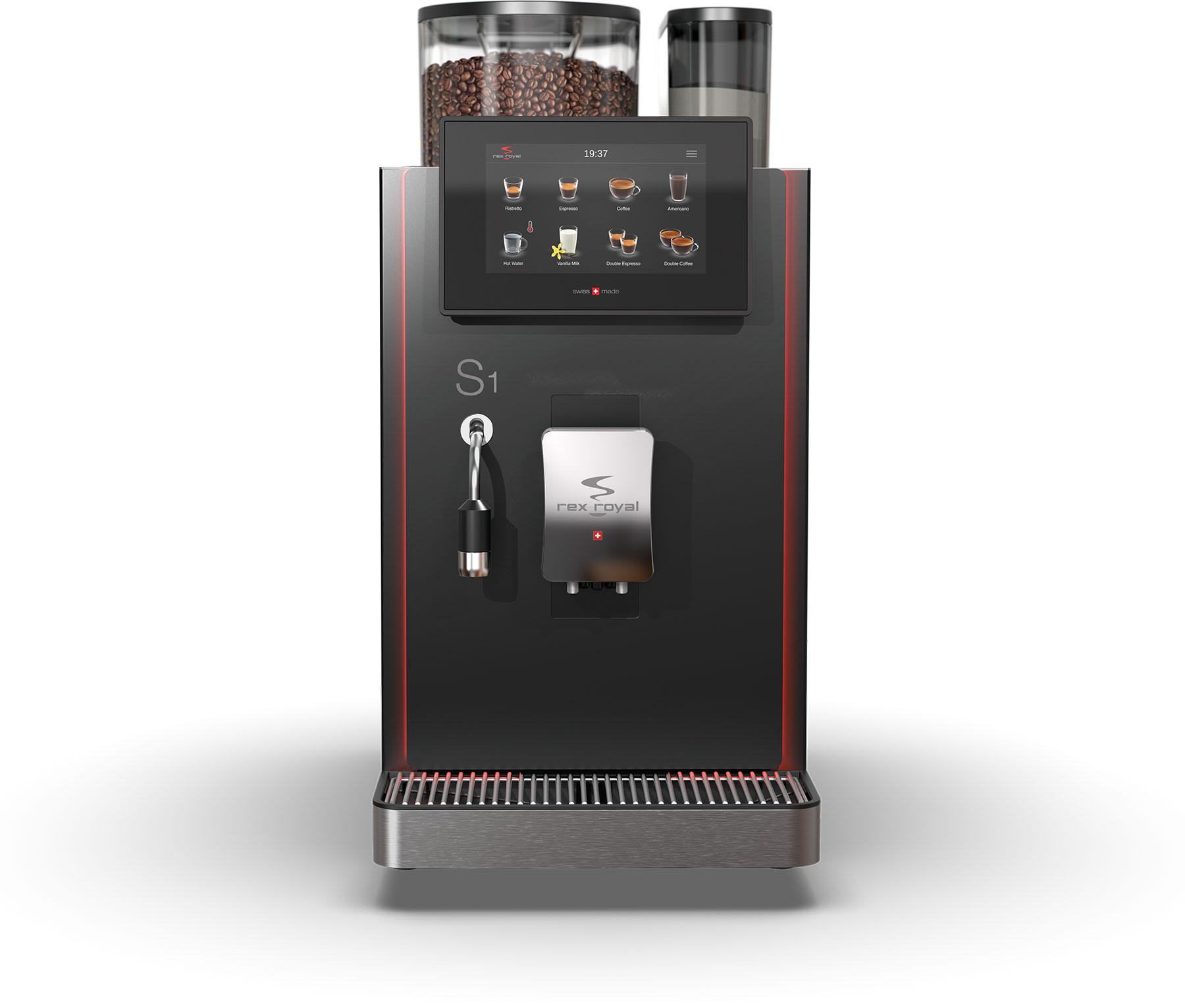 Rex-Royal S1 MCT Kaffeevollautomat - schwarz Rex-Royal S1 MCT Kaffeevollautomat - schwarz