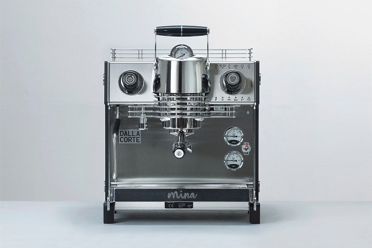 Dalla Corte Mina Espressomaschine mit Glas Seitenteile 