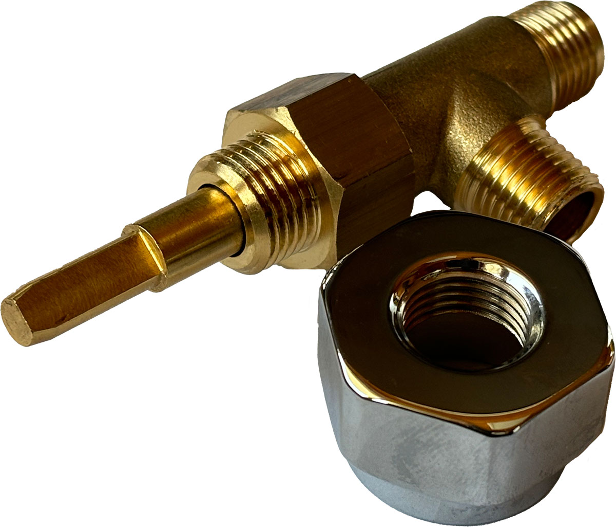 Dampf / Heißwasserventil - ECM Casa / Profitec GO / Pro 300 Dampf / Heißwasserventil - ECM Casa / Profitec GO / Pro 300