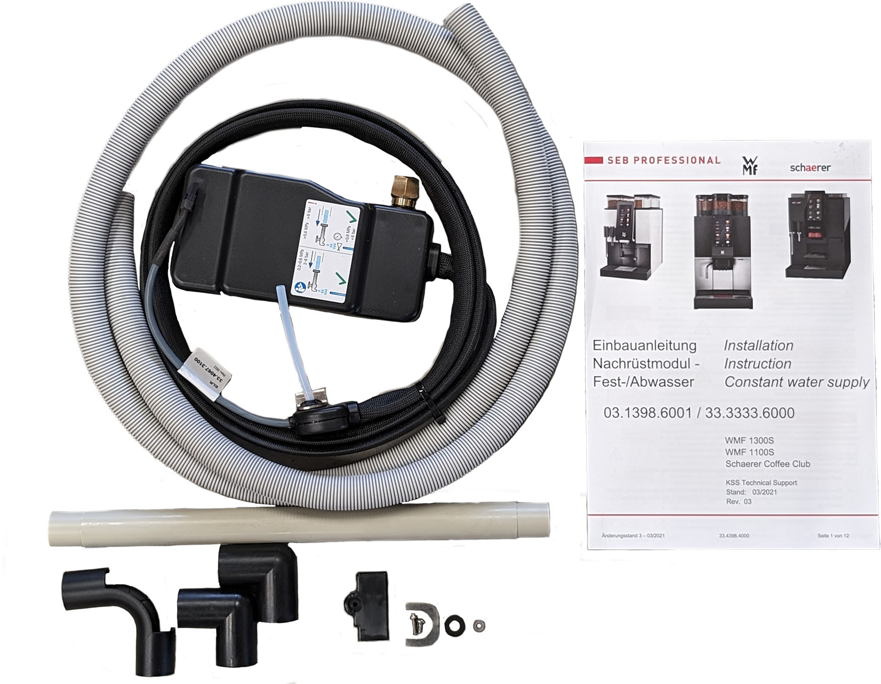 Festwasseranschluss - WMF 1100s / 1300s / Schaerer Club Festwasseranschluss - WMF 1100s / 1300s / Schaerer Club