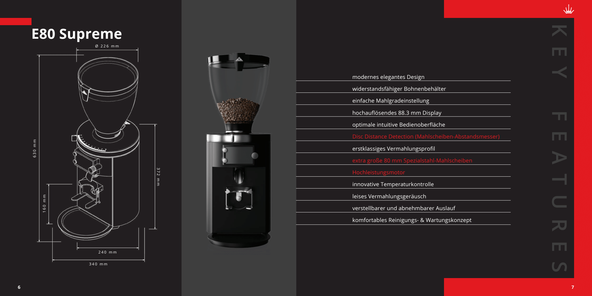 Mahlkönig E80 Supreme Espressomühle + 1 Jahr extra Garantie
