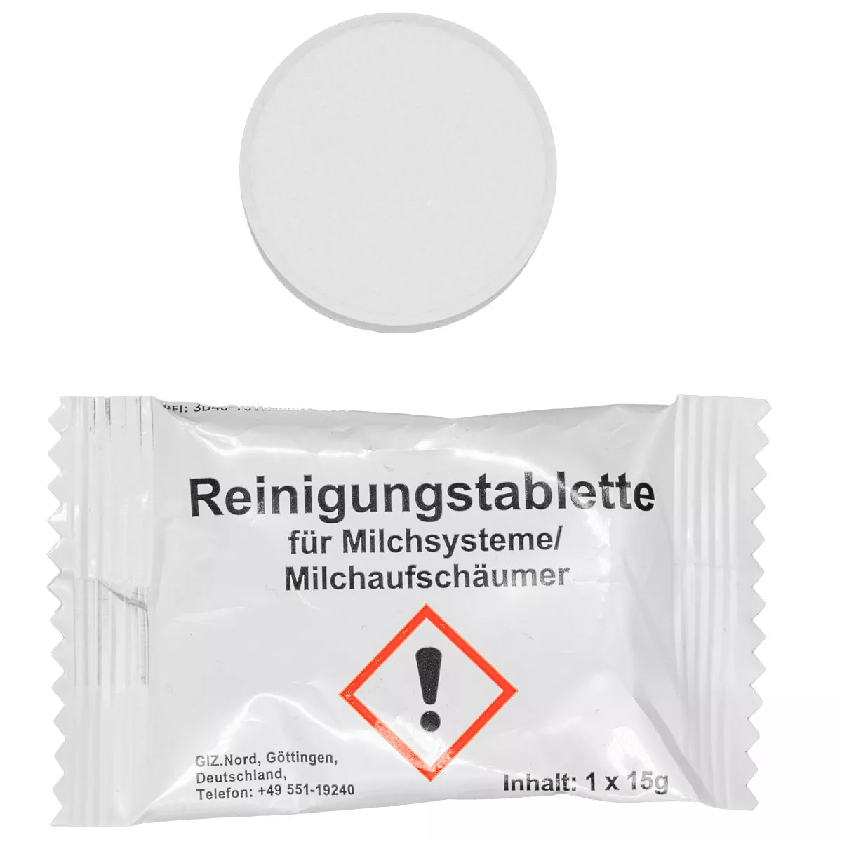 Reinigungstablette Milchsystem für Kaffeevollautomaten