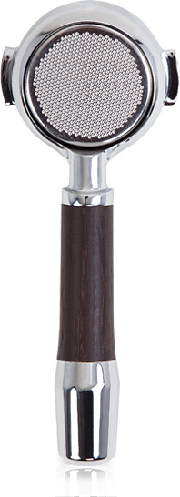 Bodenloser Gran Crema Siebträger - Smoked Oak ECM Bodenloser Gran Crema Siebträger - Smoked Oak ECM
