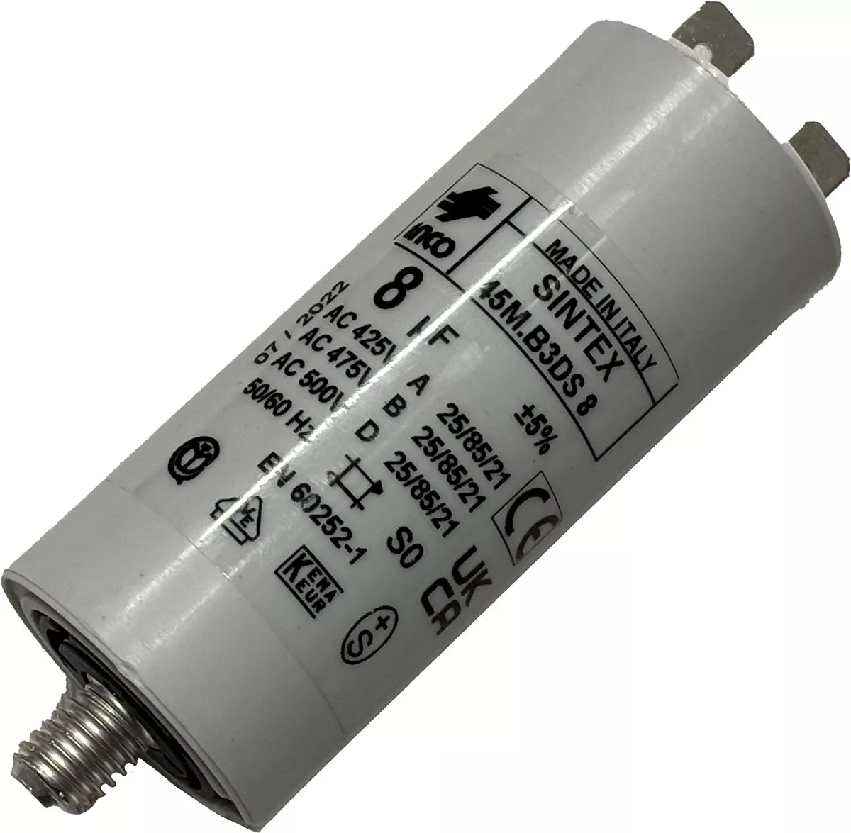 Kondensator 8μF Rotationspumpe - ECM Mechanika Max