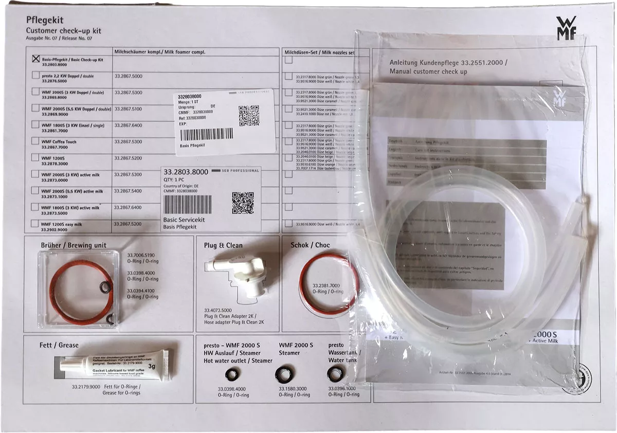 Basis-Pflegekit – WMF Presto / Schaerer Factory