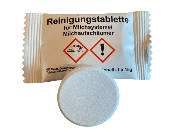 Reinigungstablette Milchsystem für Kaffeevollautomaten Reinigungstablette Milchsystem für Kaffeevollautomaten