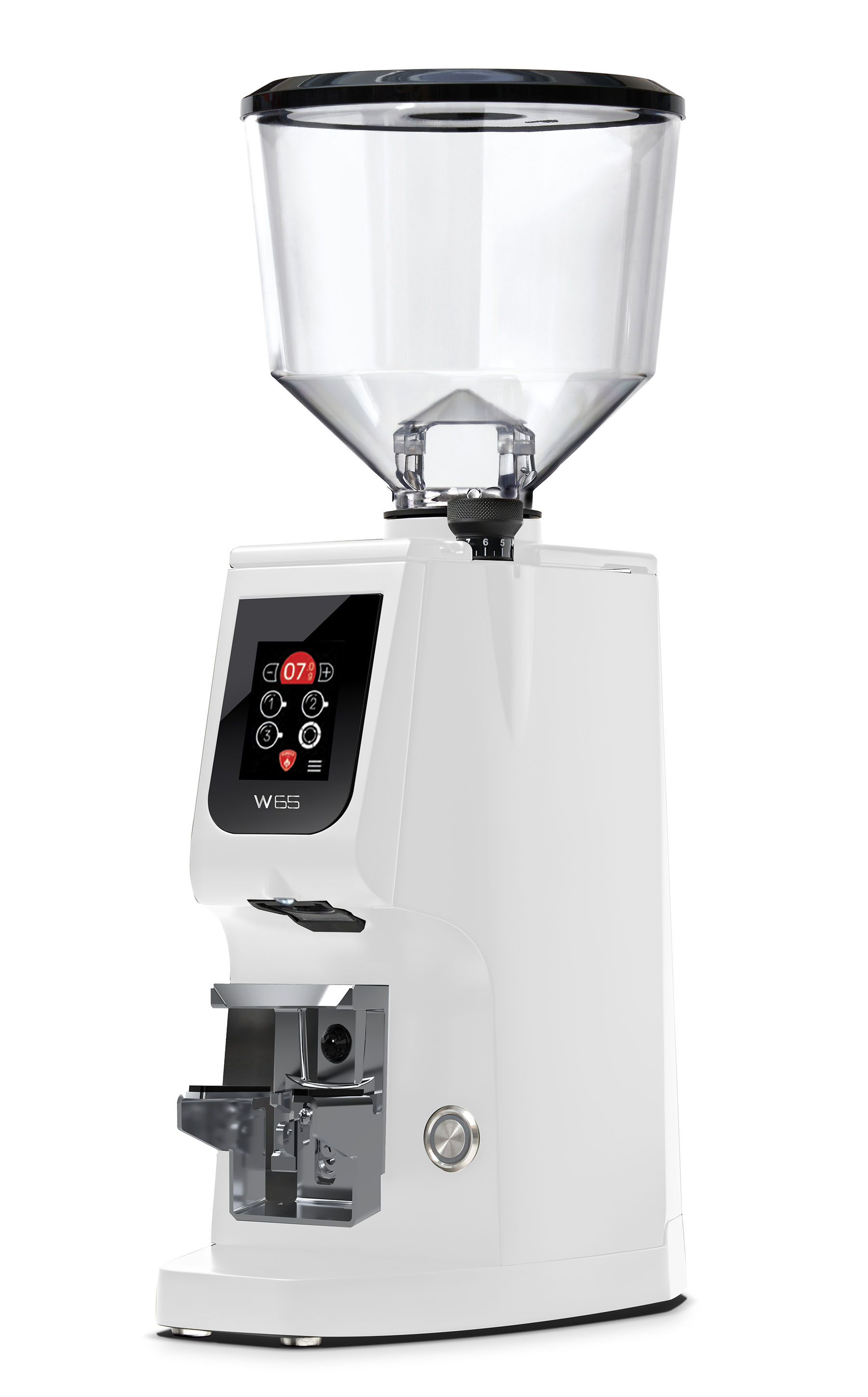 Eureka Atom W 65 weiß - Espressomühle (GbW) Eureka Atom W 65 weiß - Espressomühle (GbW)