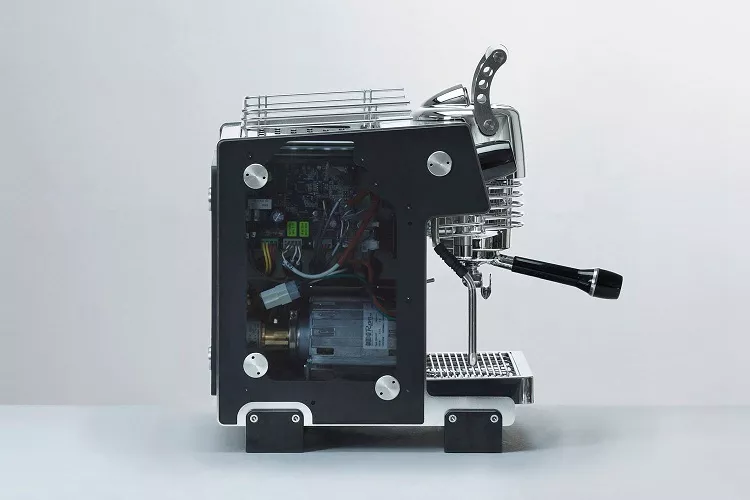 Dalla Corte Mina Espressomaschine mit Glas Seitenteile 