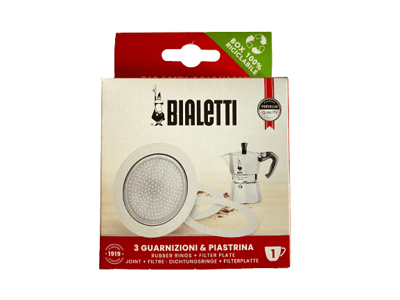Bialetti Filtersieb + Dichtungen (1 Tasse)