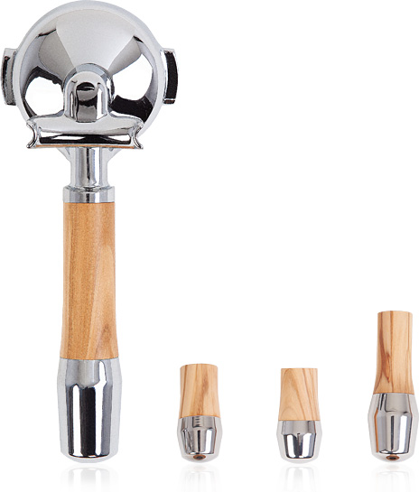 Kippventil Griffset aus Olivenholz - ECM Espressomaschinen Kippventil Griffset aus Olivenholz - ECM Espressomaschinen