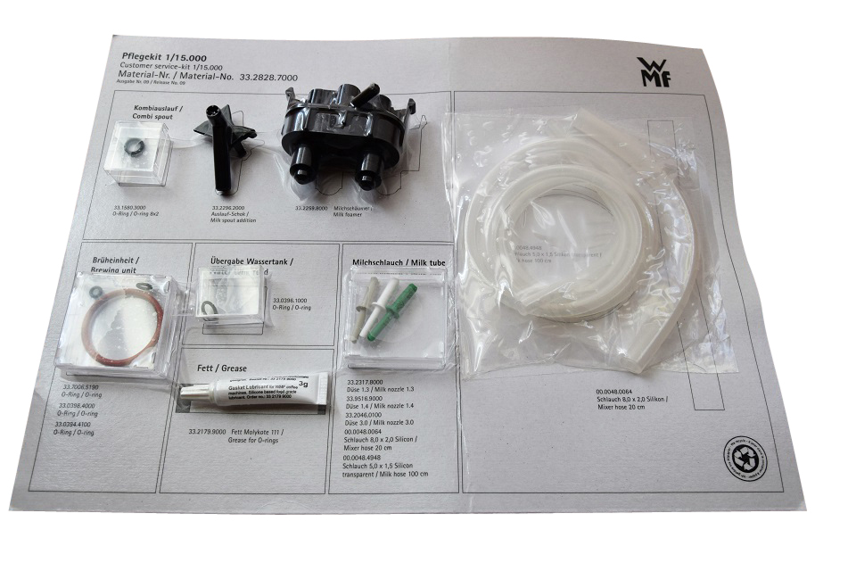 Ersatzteilkit Wmf Kaffeevollautomat Pflegekit - WMF Presto | Schaerer Factory