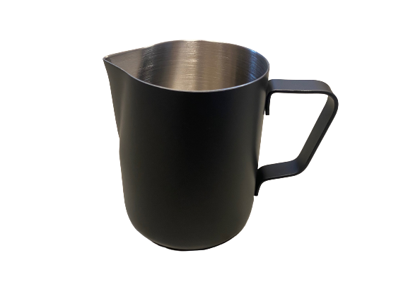 JoeFrex Espressomaschinen Zubehoer Milchkännchen 350ml schwarz - JoeFrex