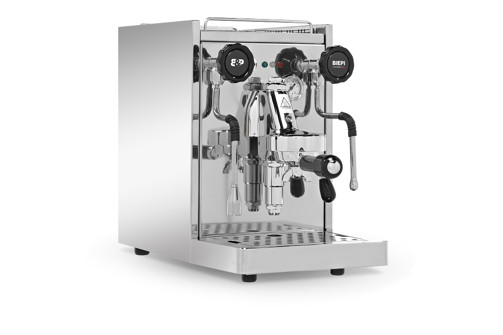 SARA Espressomaschine inox / schwarz