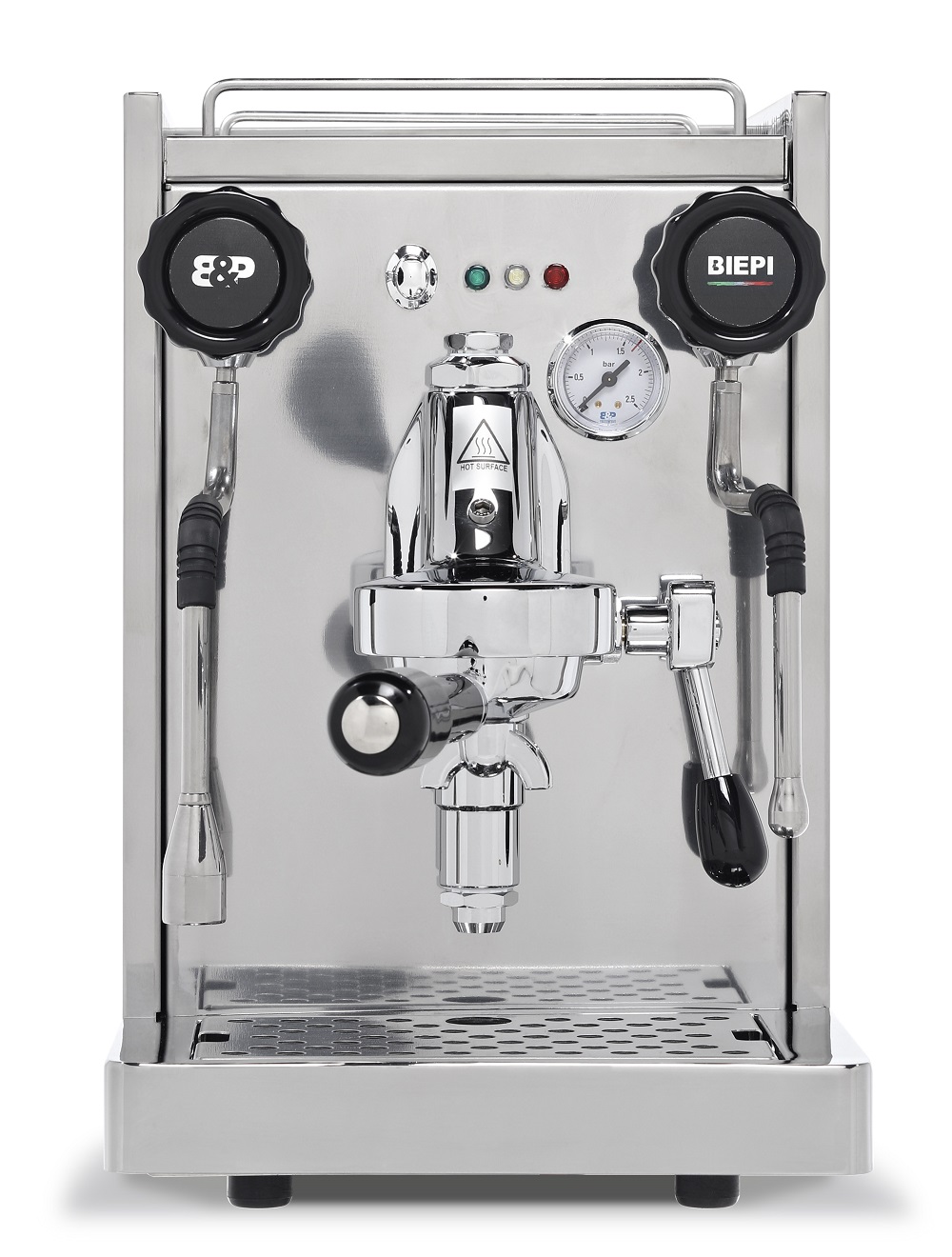 SARA Espressomaschine inox / schwarz