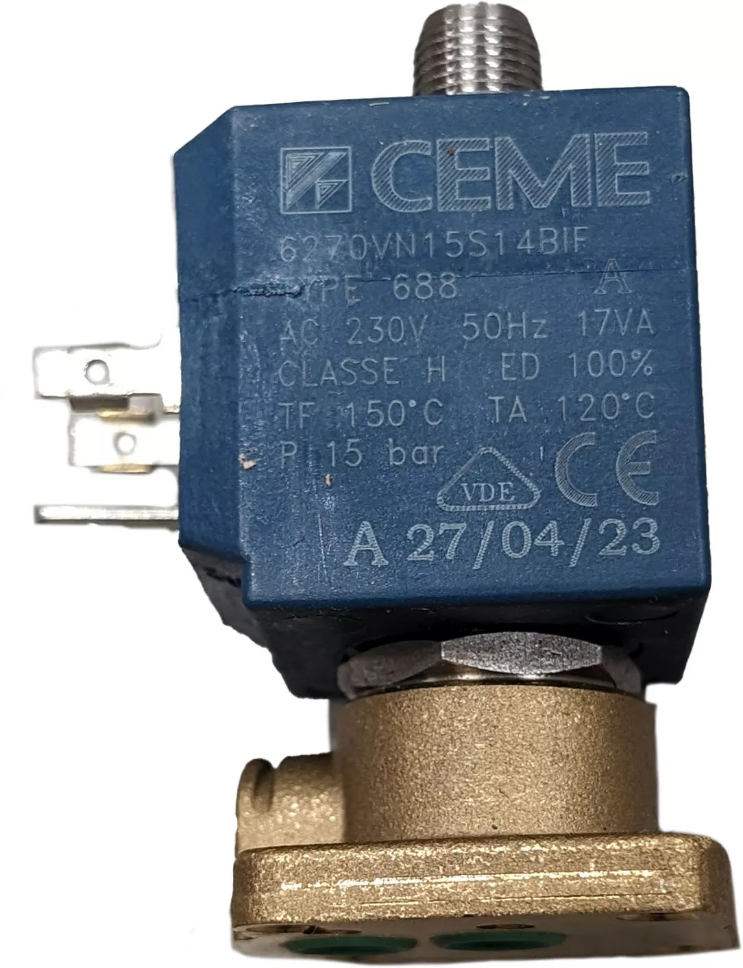 Kessel Magnetventil 230V 3 Wege - Profitec Go / Pro 300 | ECM Casa