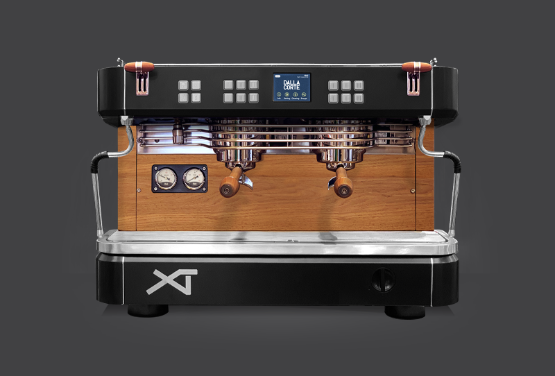 XT-Classic Siebträger Espressomaschine 2-gruppig