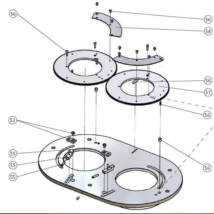 Schrauben-Set Mahlgraddeckel Mahlkönig K30 Twin