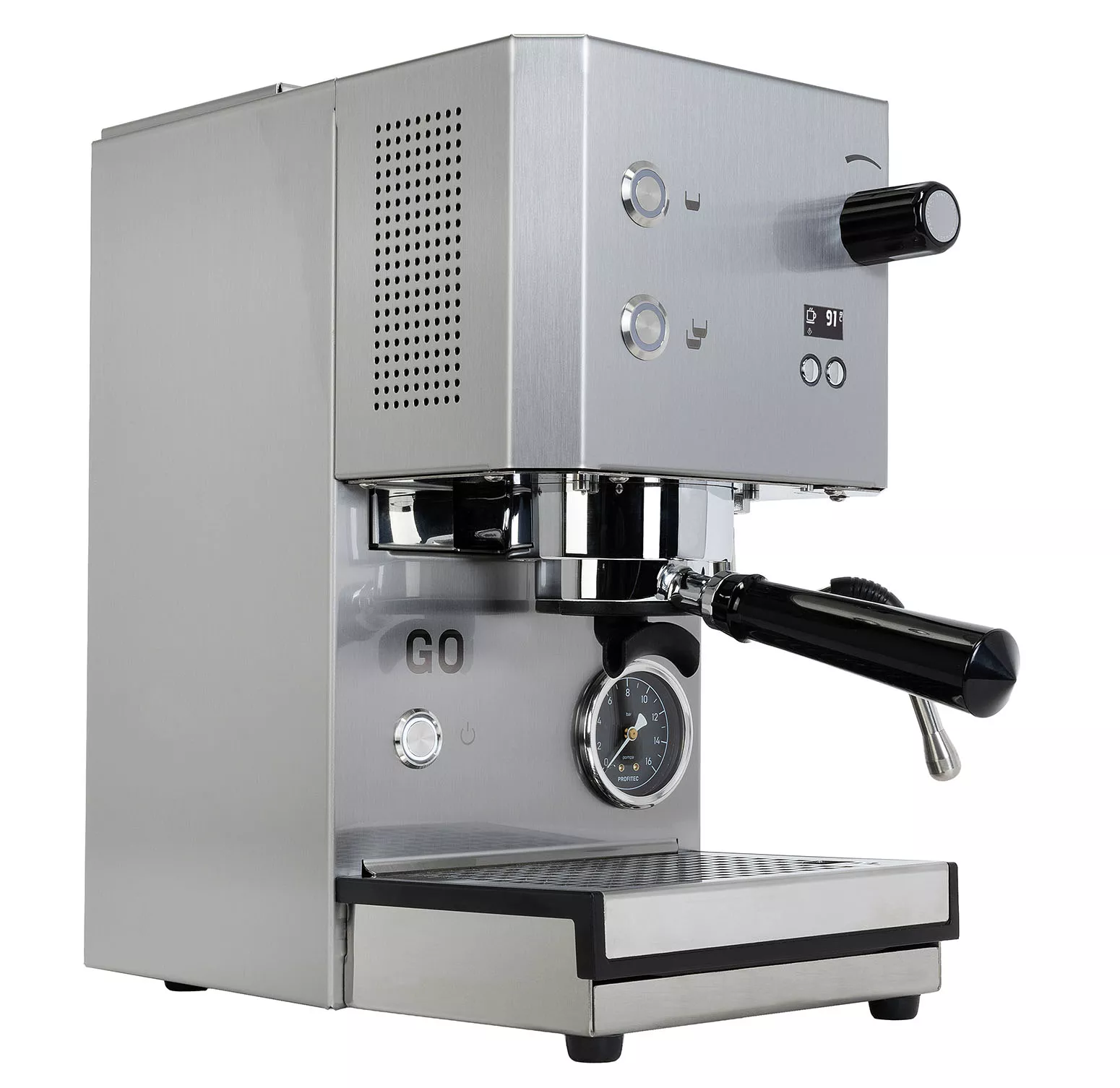 Profitec GO 2.0 Edelstahl satiniert