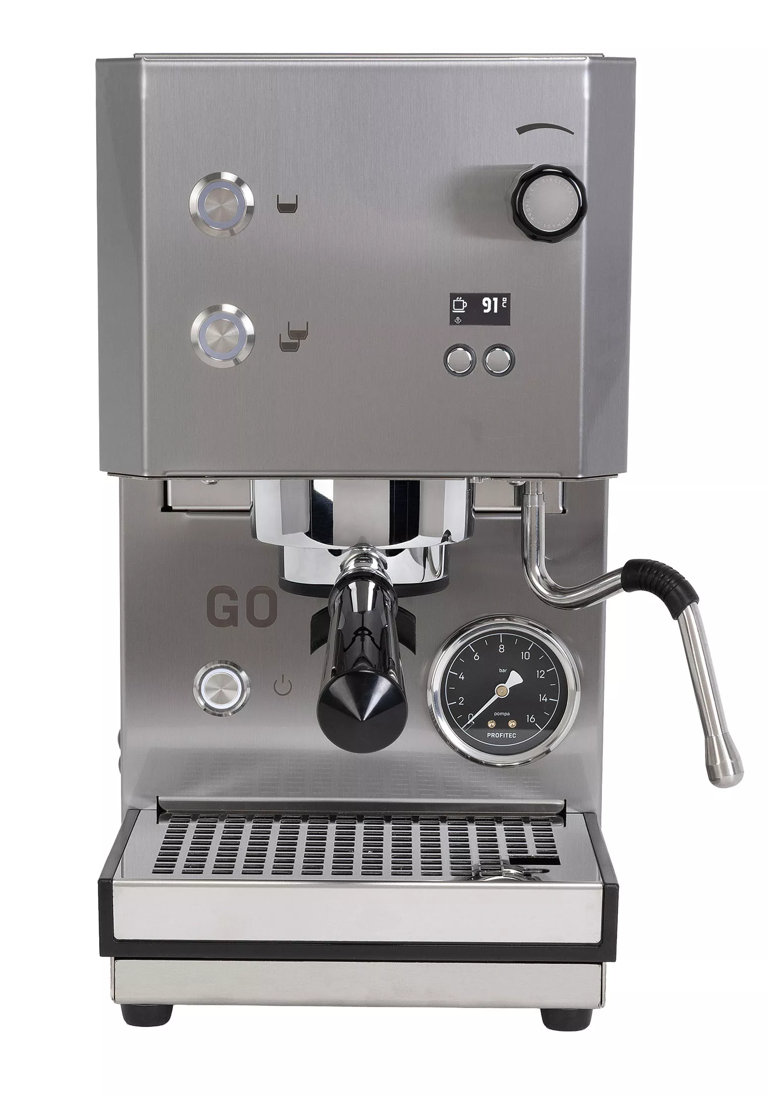 Profitec GO 2.0 Edelstahl satiniert