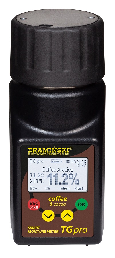 TG Pro Feuchtigkeitsmessgerät für Kaffee und Kakao Draminski