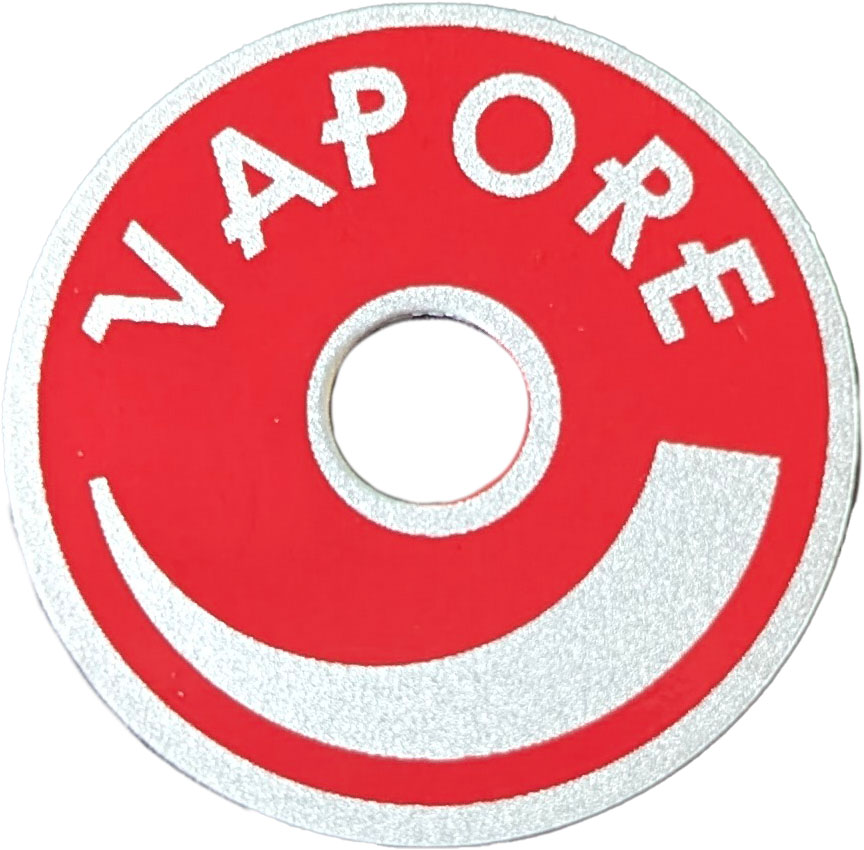 Heißwassergriffscheibe "Vapore" rot - ECM Mechanika slim Heißwassergriffscheibe "Vapore" rot - ECM Mechanika slim