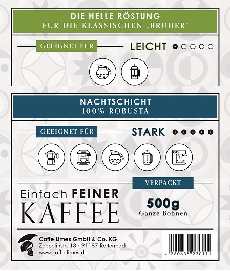 Kaffee Probierpaket (Nachtschicht/helle Röstung)