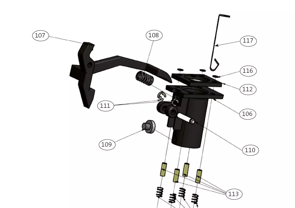 Abklopfer Mechanismus EK43 - Mahlkönig