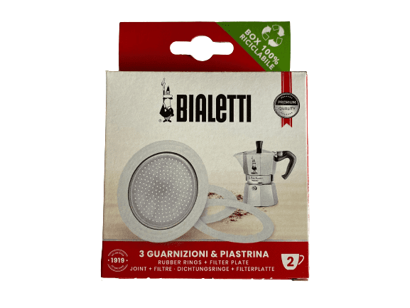 Bialetti Filtersieb + Dichtungen ( 2 Tassen)