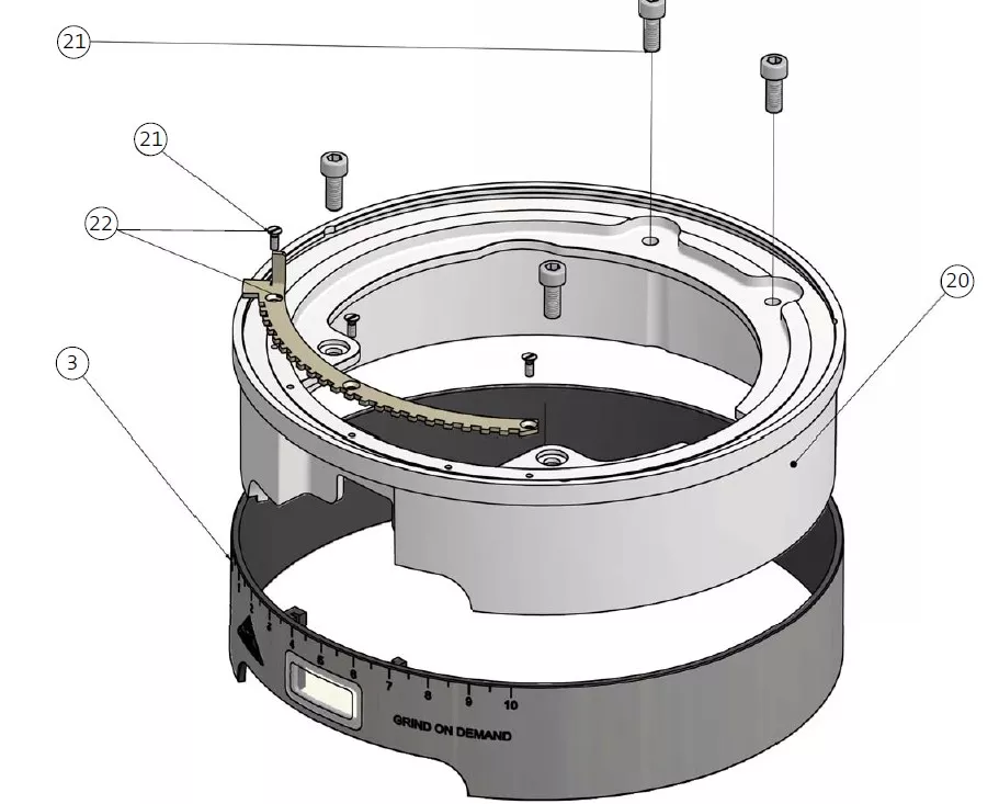 Kleinteilset Zwischenring K30 - Mahlkönig
