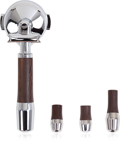Kippventil Griffset aus smoked Oak - ECM Espressomaschinen Kippventil Griffset aus smoked Oak - ECM Espressomaschinen