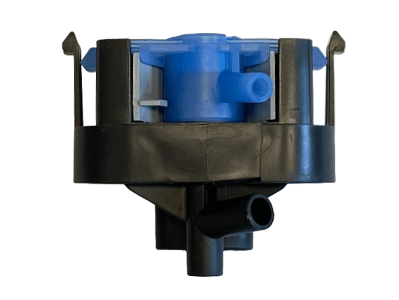 Einzelauslauf mit Schäumerkopf blau - WMF 1300s Einzelauslauf mit Schäumerkopf blau - WMF 1300s